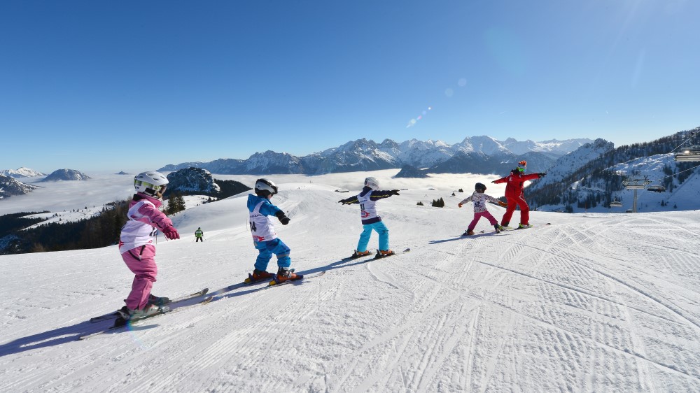 Almenwelt Lofer met kinderen.